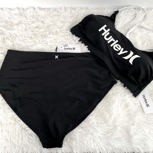*NWT* Hurley High Waisted 2 Piece Bikini